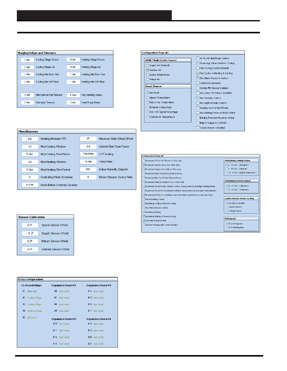 Appendix a - screen examples, Status and setpoint screen examples | Auto-Zone Control Systems Prism 2 Graphical Interface Technical Guide (Version 01J) User Manual | Page 40 / 52