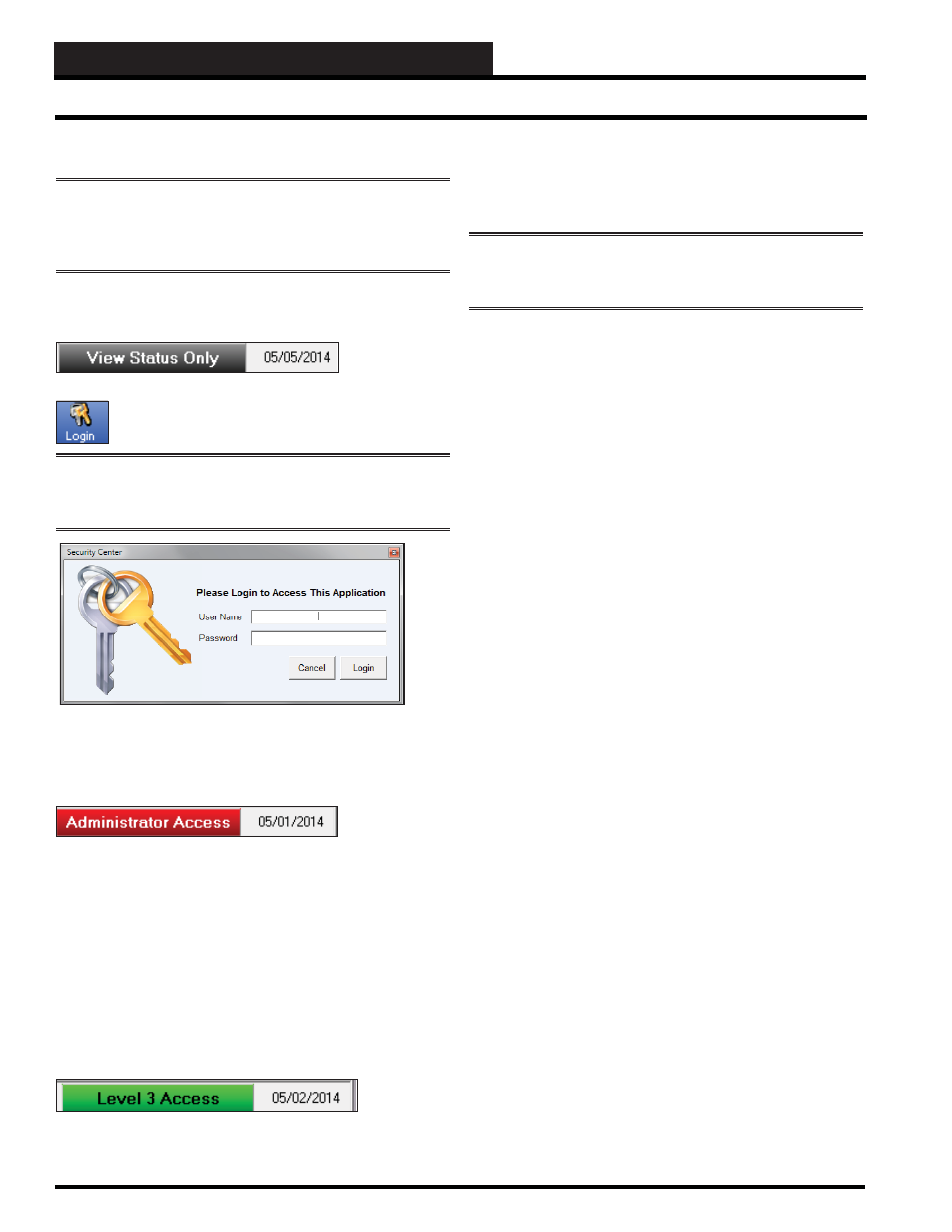 Step 1: prism 2 installation, Entering your user name & password | Auto-Zone Control Systems Prism 2 Graphical Interface Technical Guide (Version 01J) User Manual | Page 8 / 52