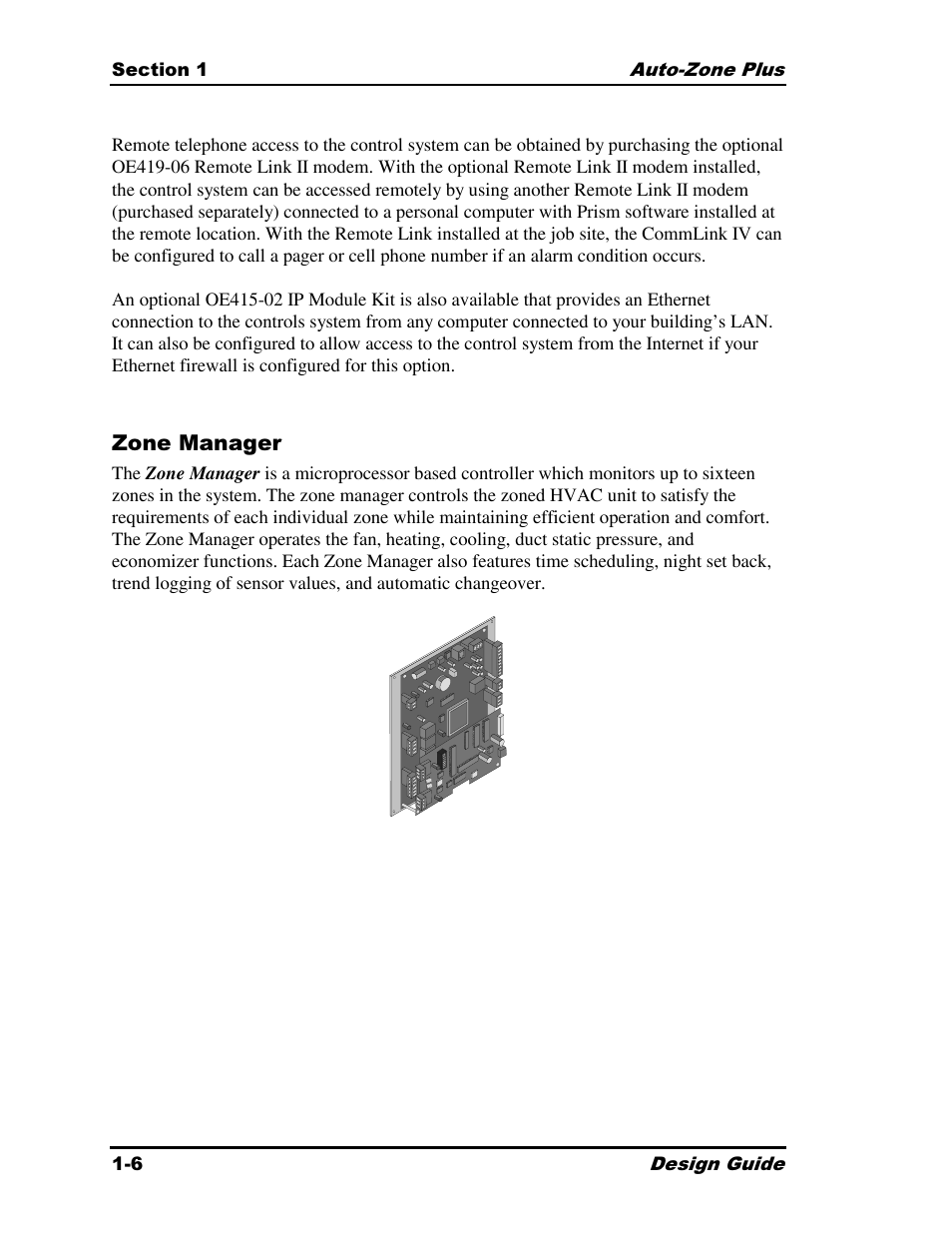 Auto-Zone Control Systems Auto-Zone Plus Systems Installation & Operation (Version 03A) User Manual | Page 10 / 210