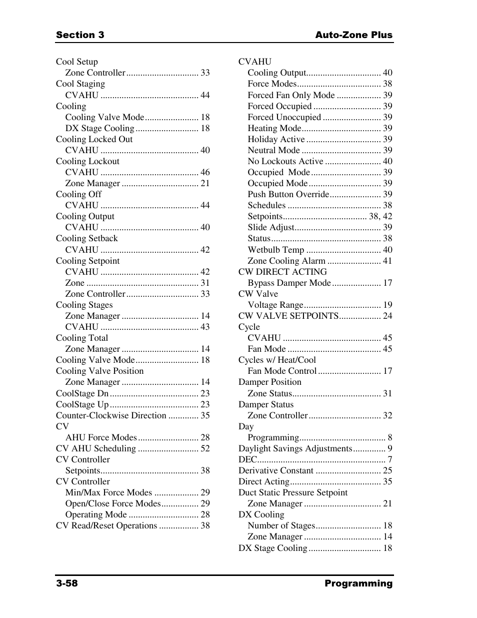 Auto-Zone Control Systems Auto-Zone Plus Systems Installation & Operation (Version 03A) User Manual | Page 144 / 210