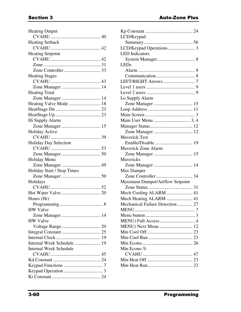Auto-Zone Control Systems Auto-Zone Plus Systems Installation & Operation (Version 03A) User Manual | Page 146 / 210