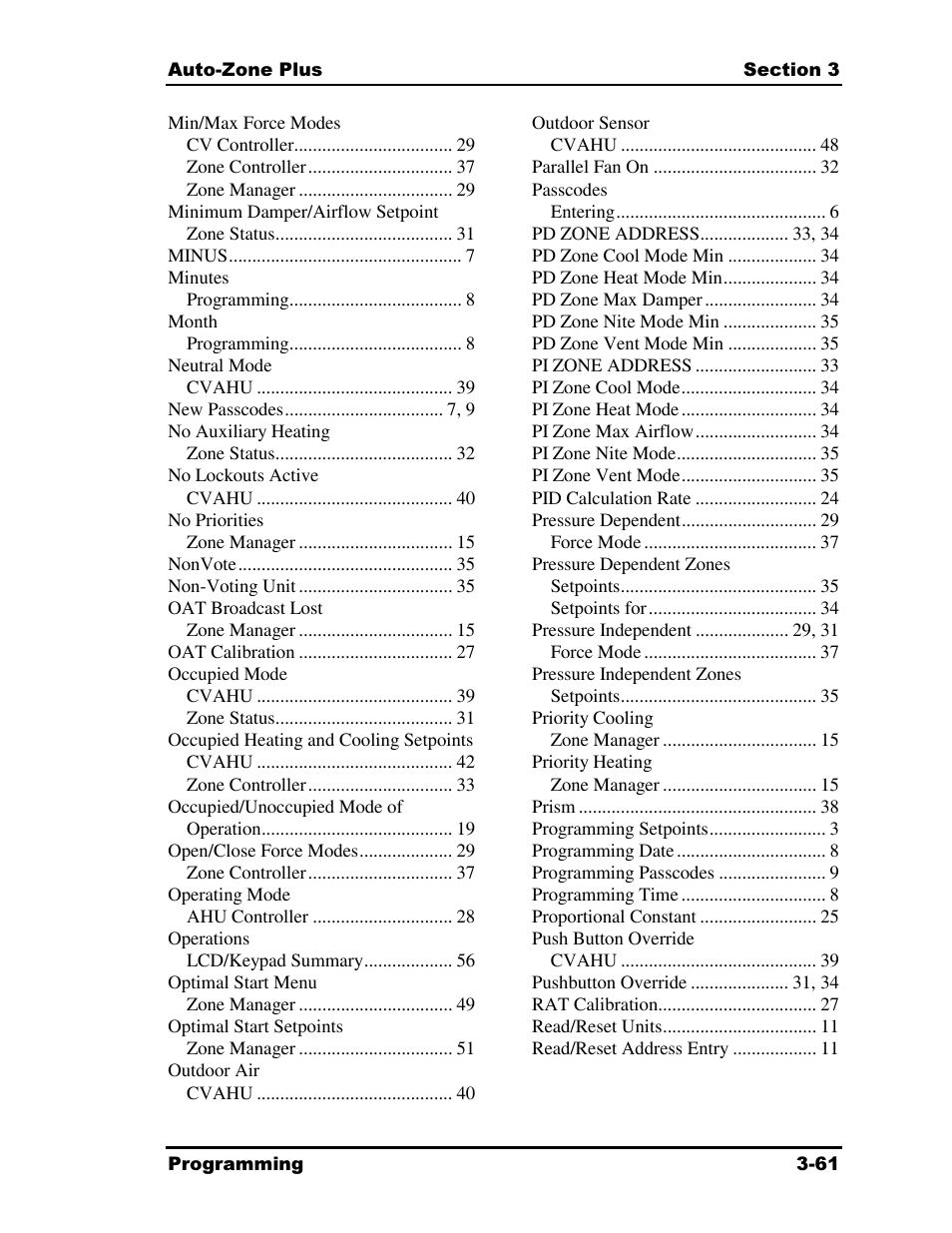 Auto-Zone Control Systems Auto-Zone Plus Systems Installation & Operation (Version 03A) User Manual | Page 147 / 210