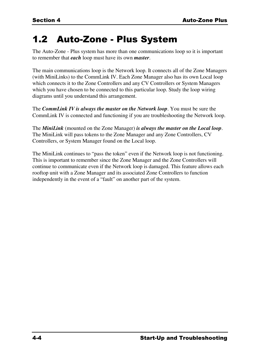 2 auto-zone - plus system | Auto-Zone Control Systems Auto-Zone Plus Systems Installation & Operation (Version 03A) User Manual | Page 154 / 210