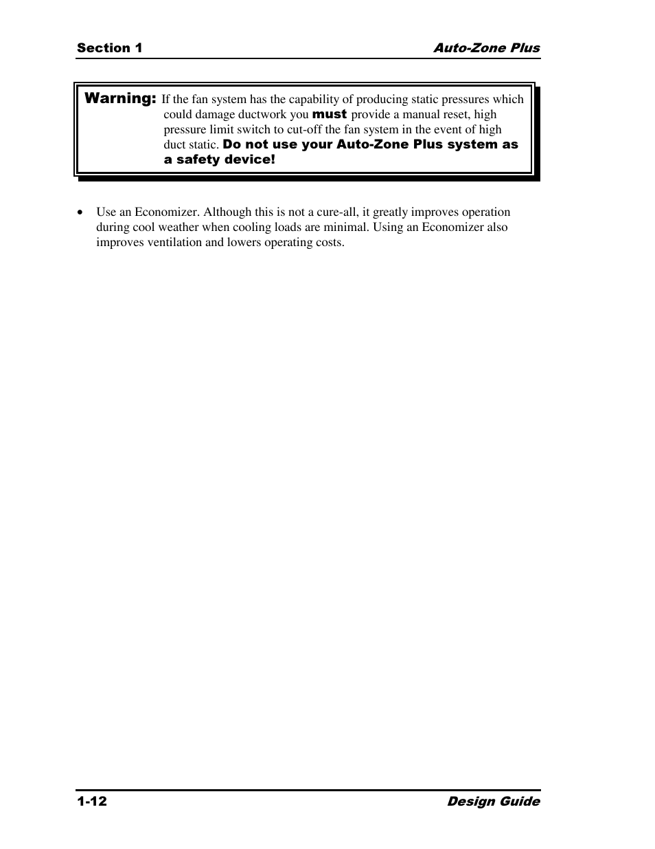 Auto-Zone Control Systems Auto-Zone Plus Systems Installation & Operation (Version 03A) User Manual | Page 16 / 210