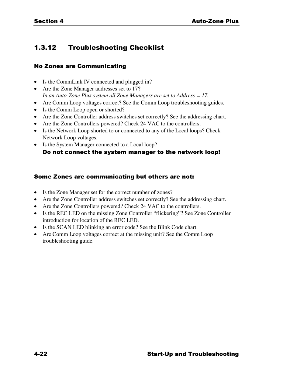 Auto-Zone Control Systems Auto-Zone Plus Systems Installation & Operation (Version 03A) User Manual | Page 172 / 210