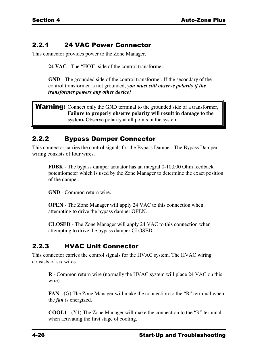 Auto-Zone Control Systems Auto-Zone Plus Systems Installation & Operation (Version 03A) User Manual | Page 176 / 210