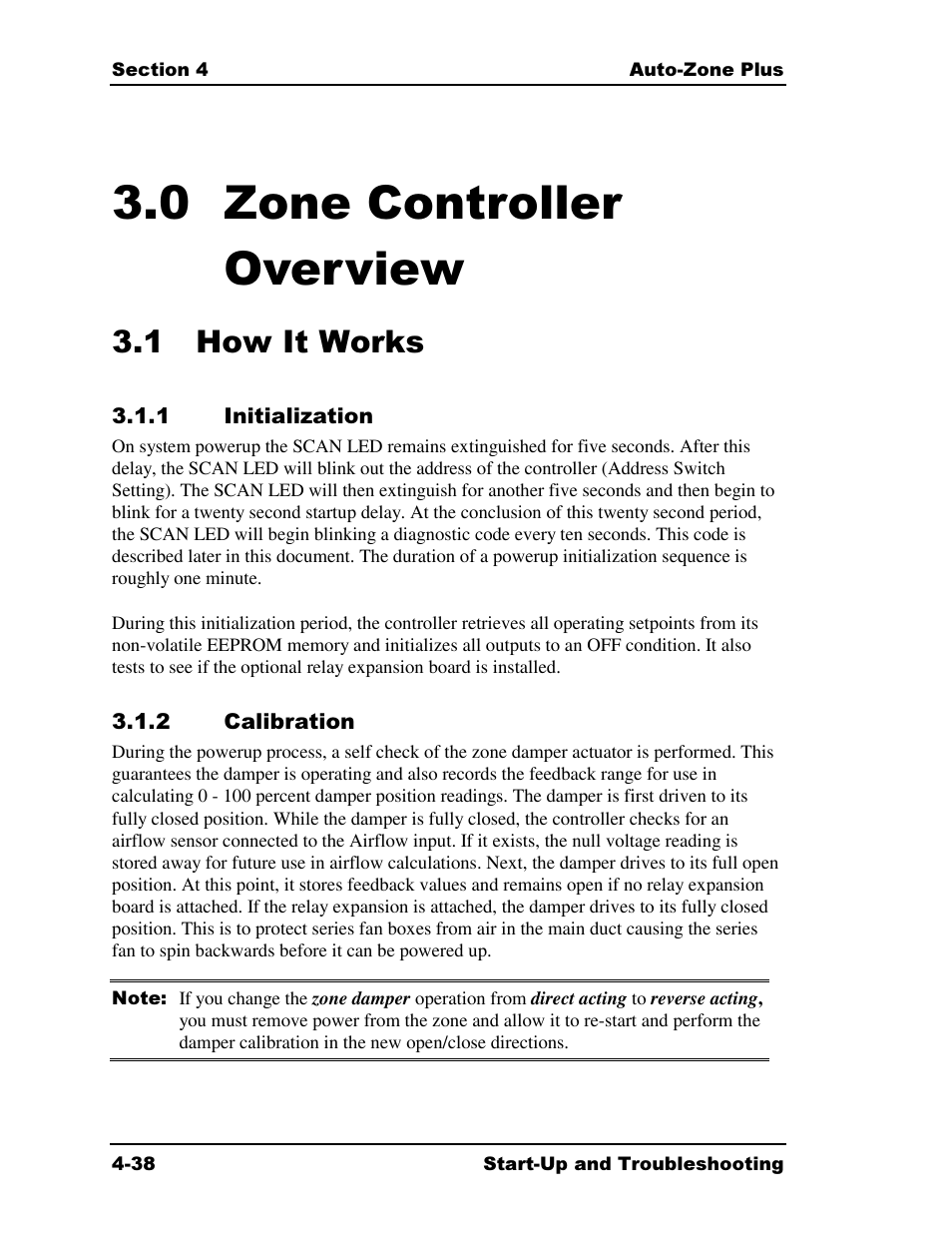 0 zone controller overview, 1 how it works | Auto-Zone Control Systems Auto-Zone Plus Systems Installation & Operation (Version 03A) User Manual | Page 188 / 210