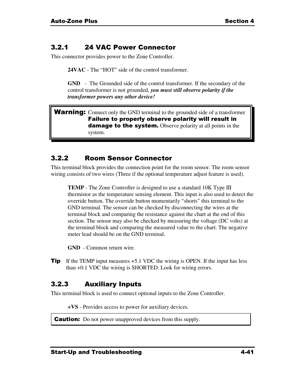Auto-Zone Control Systems Auto-Zone Plus Systems Installation & Operation (Version 03A) User Manual | Page 191 / 210