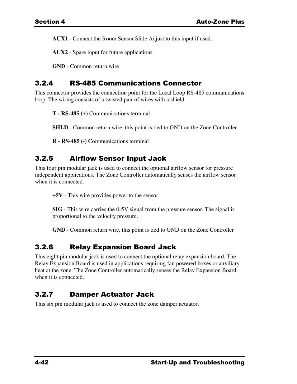 Auto-Zone Control Systems Auto-Zone Plus Systems Installation & Operation (Version 03A) User Manual | Page 192 / 210