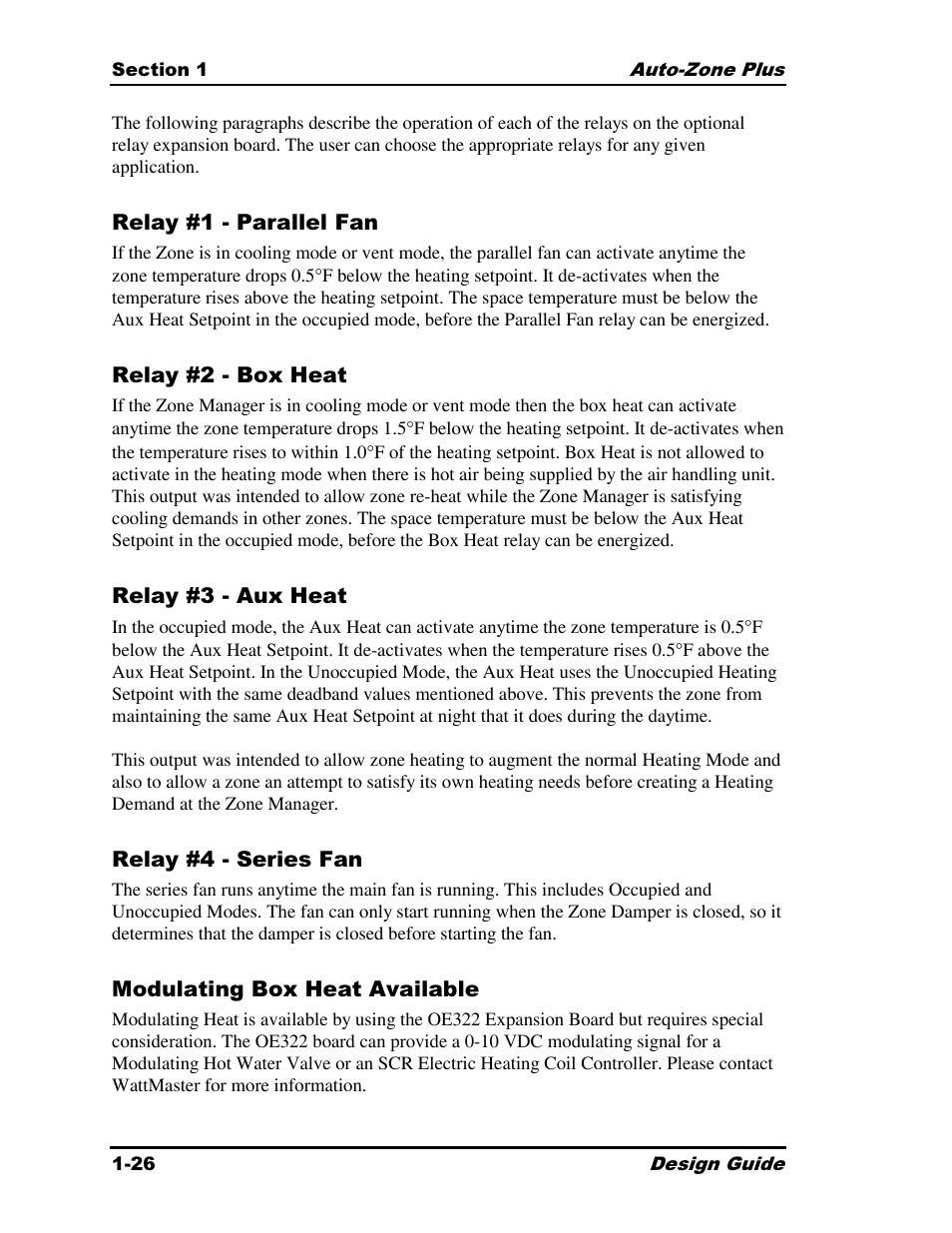 Auto-Zone Control Systems Auto-Zone Plus Systems Installation & Operation (Version 03A) User Manual | Page 30 / 210