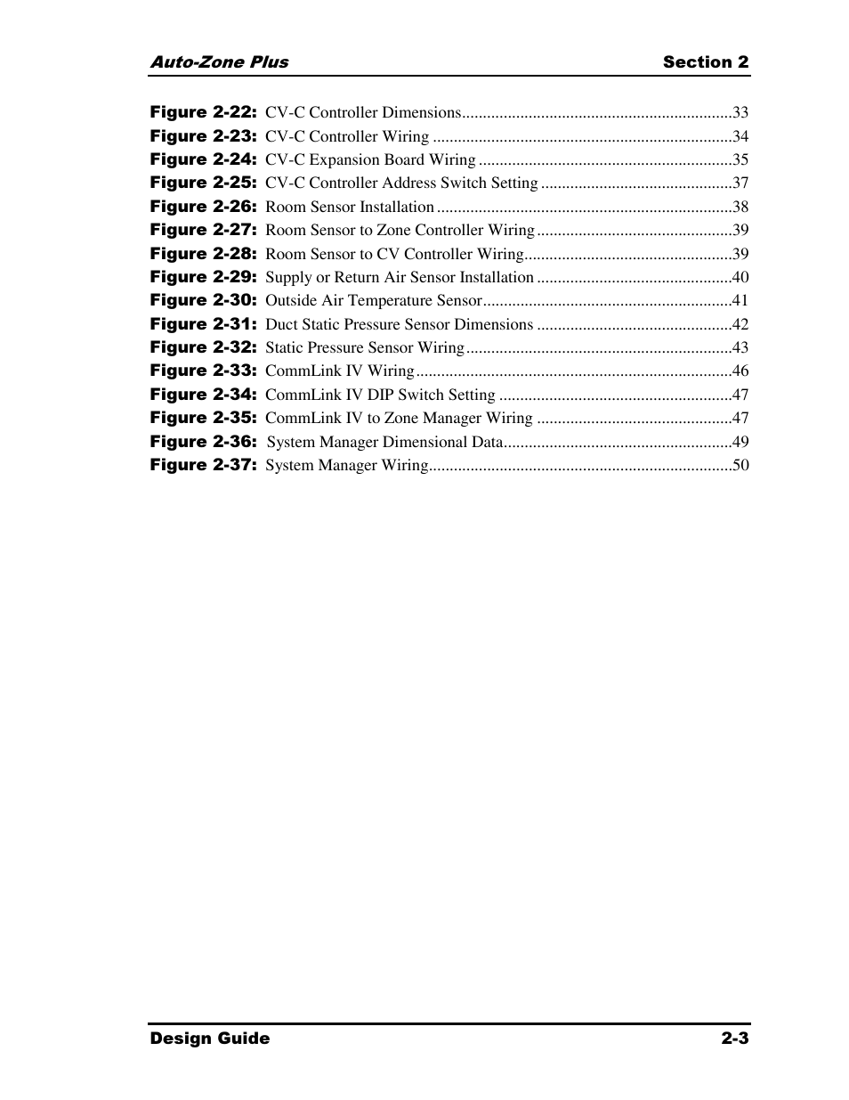 Auto-Zone Control Systems Auto-Zone Plus Systems Installation & Operation (Version 03A) User Manual | Page 35 / 210