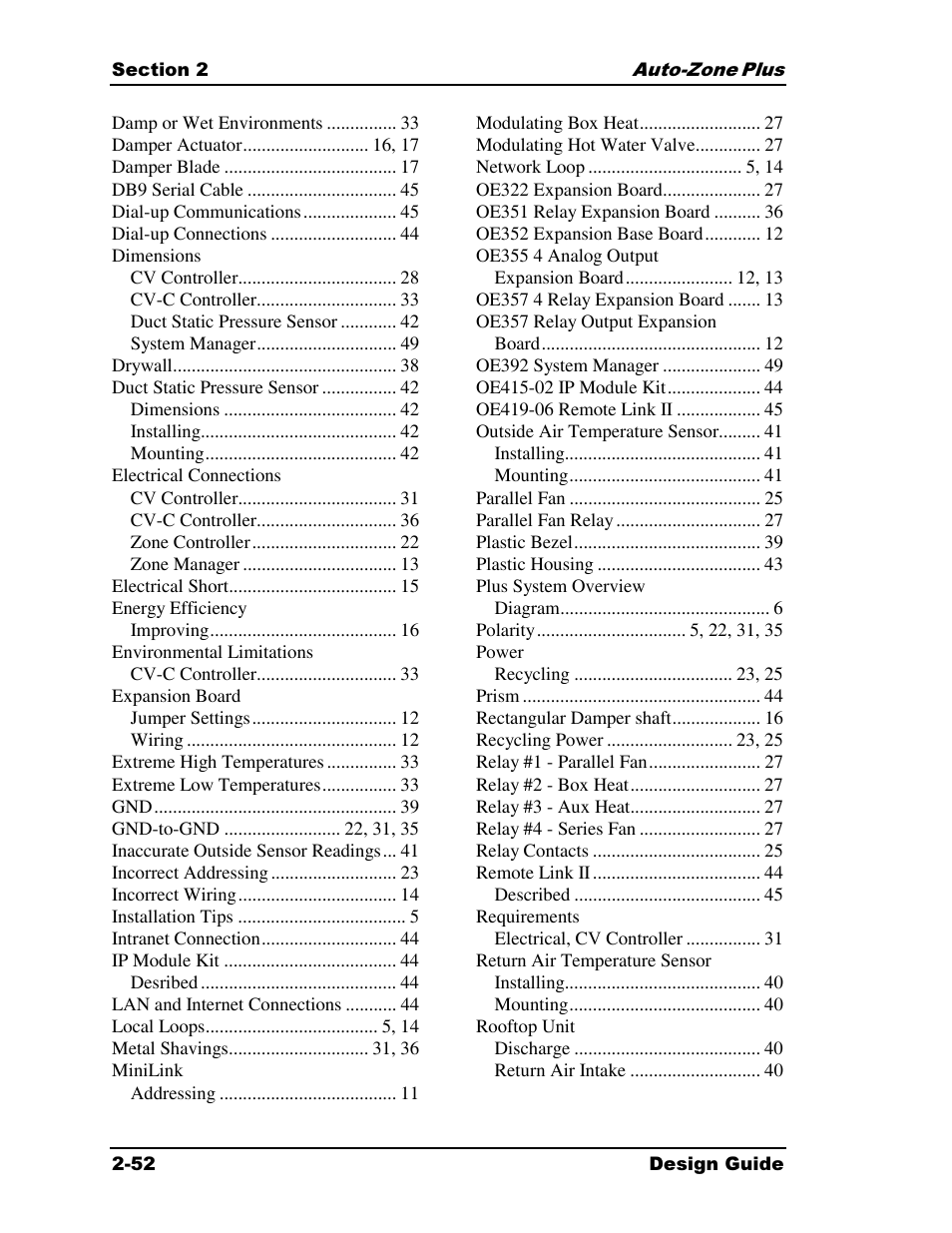 Auto-Zone Control Systems Auto-Zone Plus Systems Installation & Operation (Version 03A) User Manual | Page 84 / 210