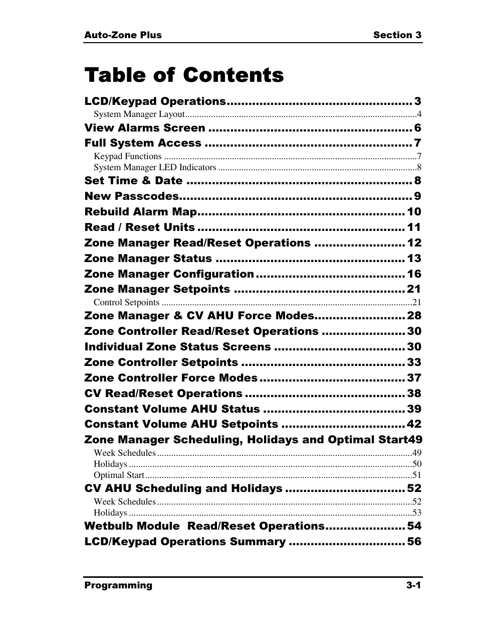 Auto-Zone Control Systems Auto-Zone Plus Systems Installation & Operation (Version 03A) User Manual | Page 87 / 210