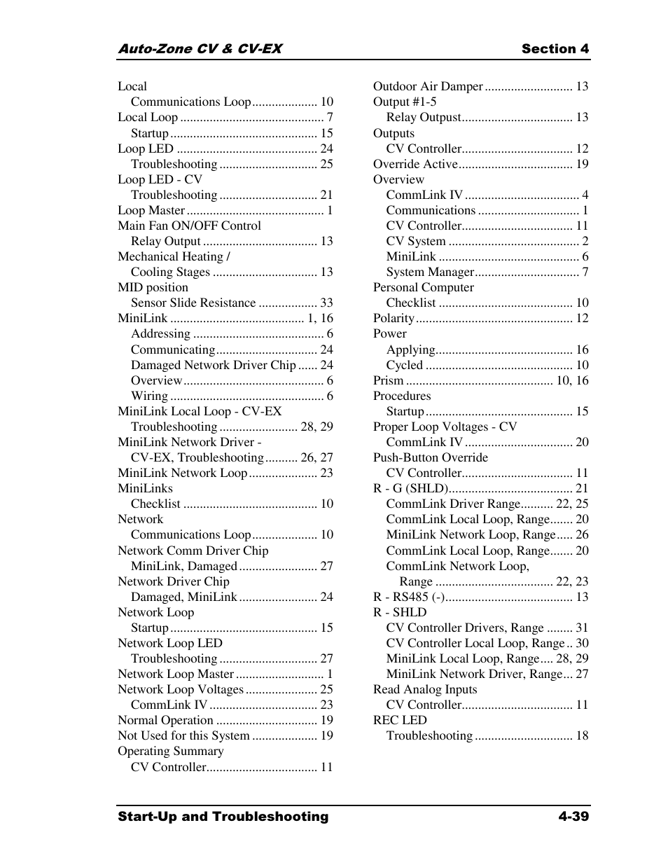 Auto-Zone Control Systems Auto-Zone CV & CV-EX Systems Installation & Operation (Version 01C) User Manual | Page 117 / 120