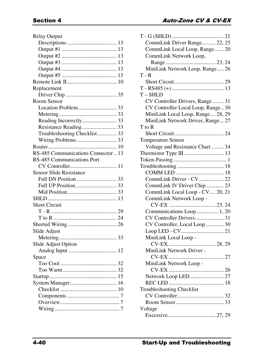 Auto-Zone Control Systems Auto-Zone CV & CV-EX Systems Installation & Operation (Version 01C) User Manual | Page 118 / 120