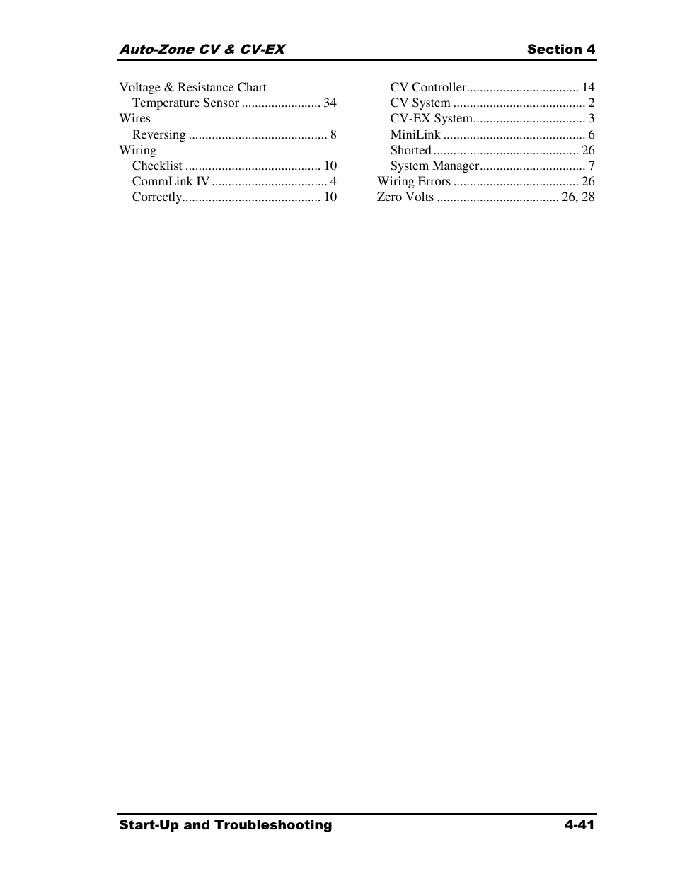 Auto-Zone Control Systems Auto-Zone CV & CV-EX Systems Installation & Operation (Version 01C) User Manual | Page 119 / 120