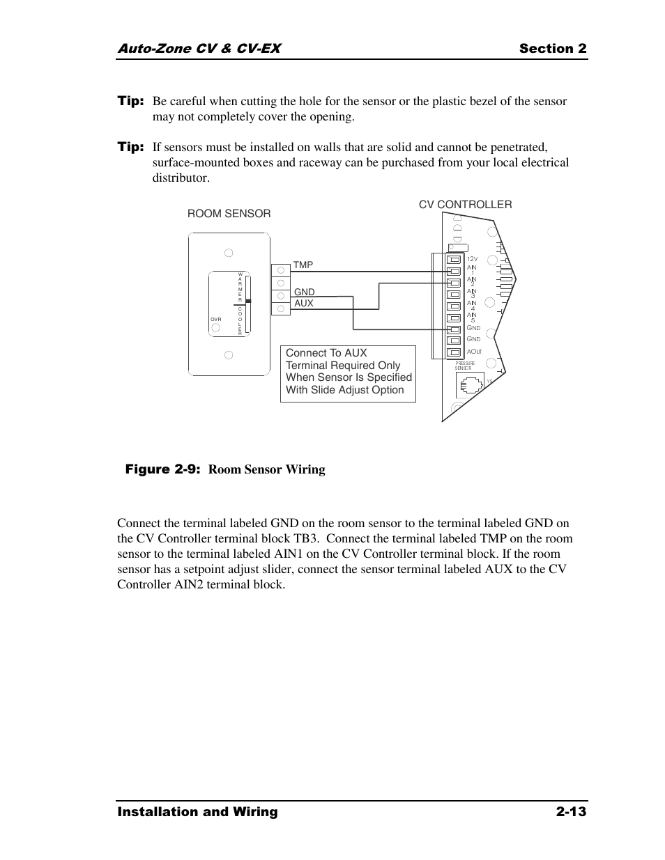 Auto-Zone Control Systems Auto-Zone CV & CV-EX Systems Installation & Operation (Version 01C) User Manual | Page 25 / 120