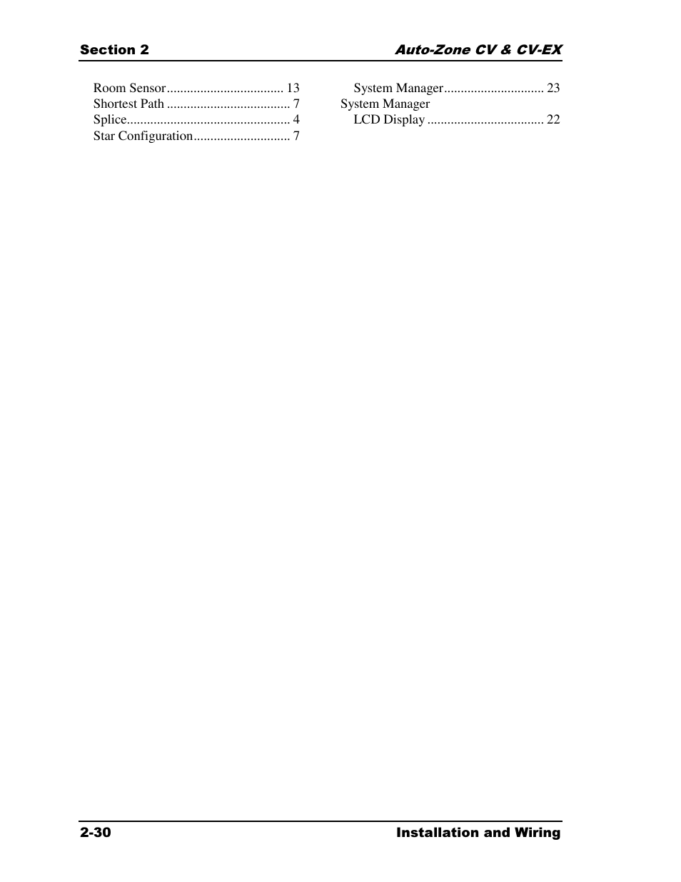 Auto-Zone Control Systems Auto-Zone CV & CV-EX Systems Installation & Operation (Version 01C) User Manual | Page 42 / 120