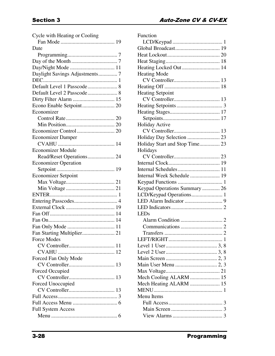 Auto-Zone Control Systems Auto-Zone CV & CV-EX Systems Installation & Operation (Version 01C) User Manual | Page 72 / 120