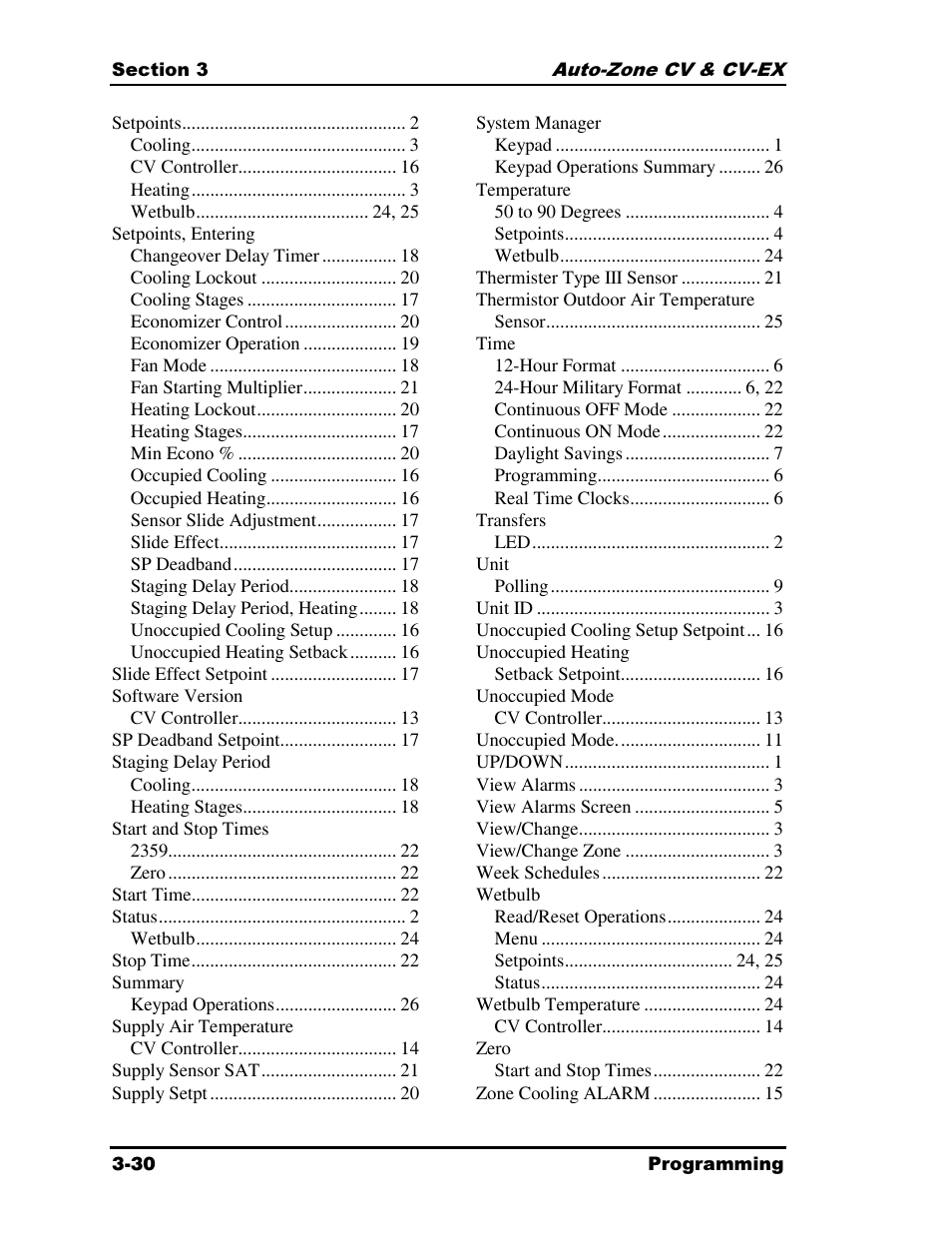 Auto-Zone Control Systems Auto-Zone CV & CV-EX Systems Installation & Operation (Version 01C) User Manual | Page 74 / 120