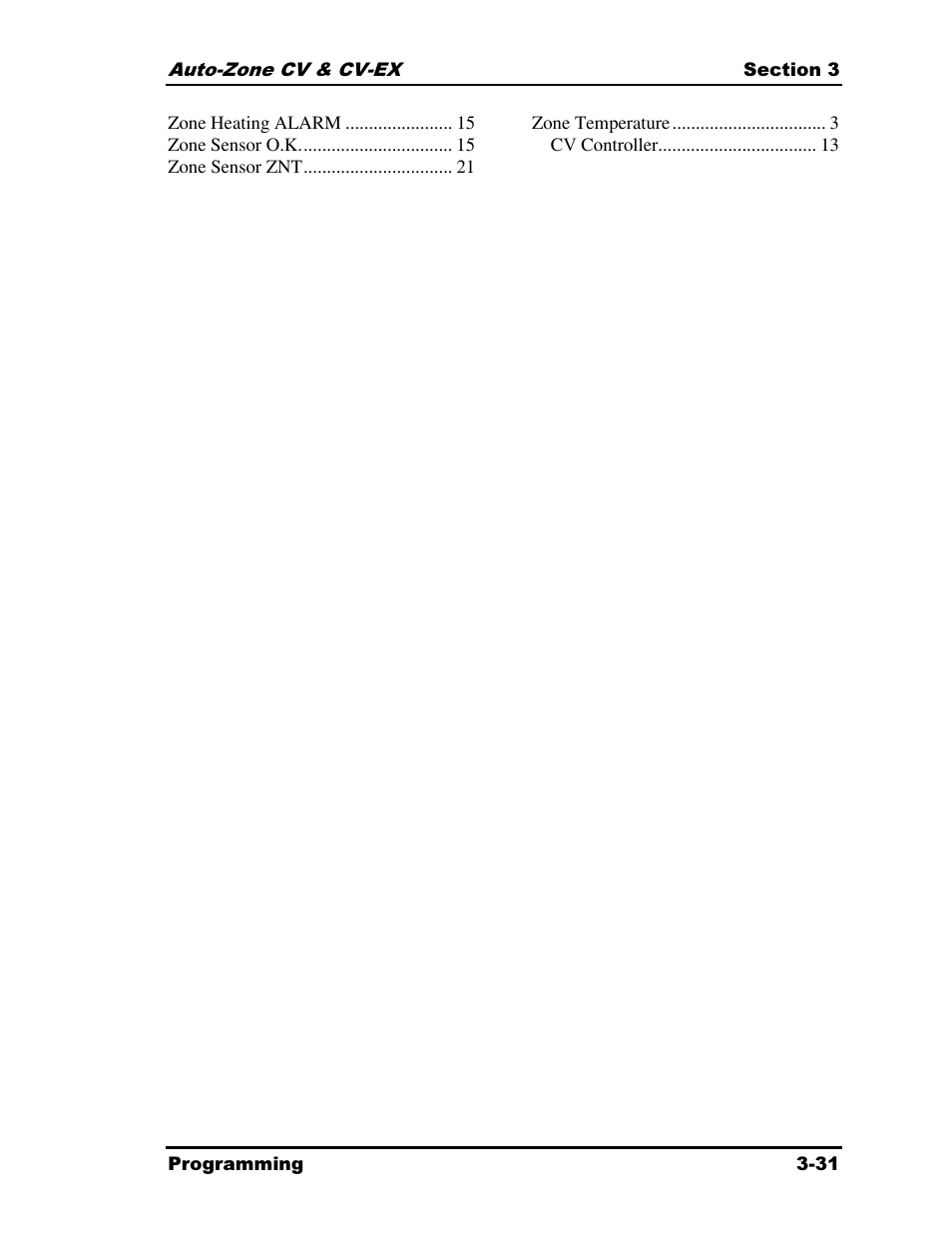 Auto-Zone Control Systems Auto-Zone CV & CV-EX Systems Installation & Operation (Version 01C) User Manual | Page 75 / 120