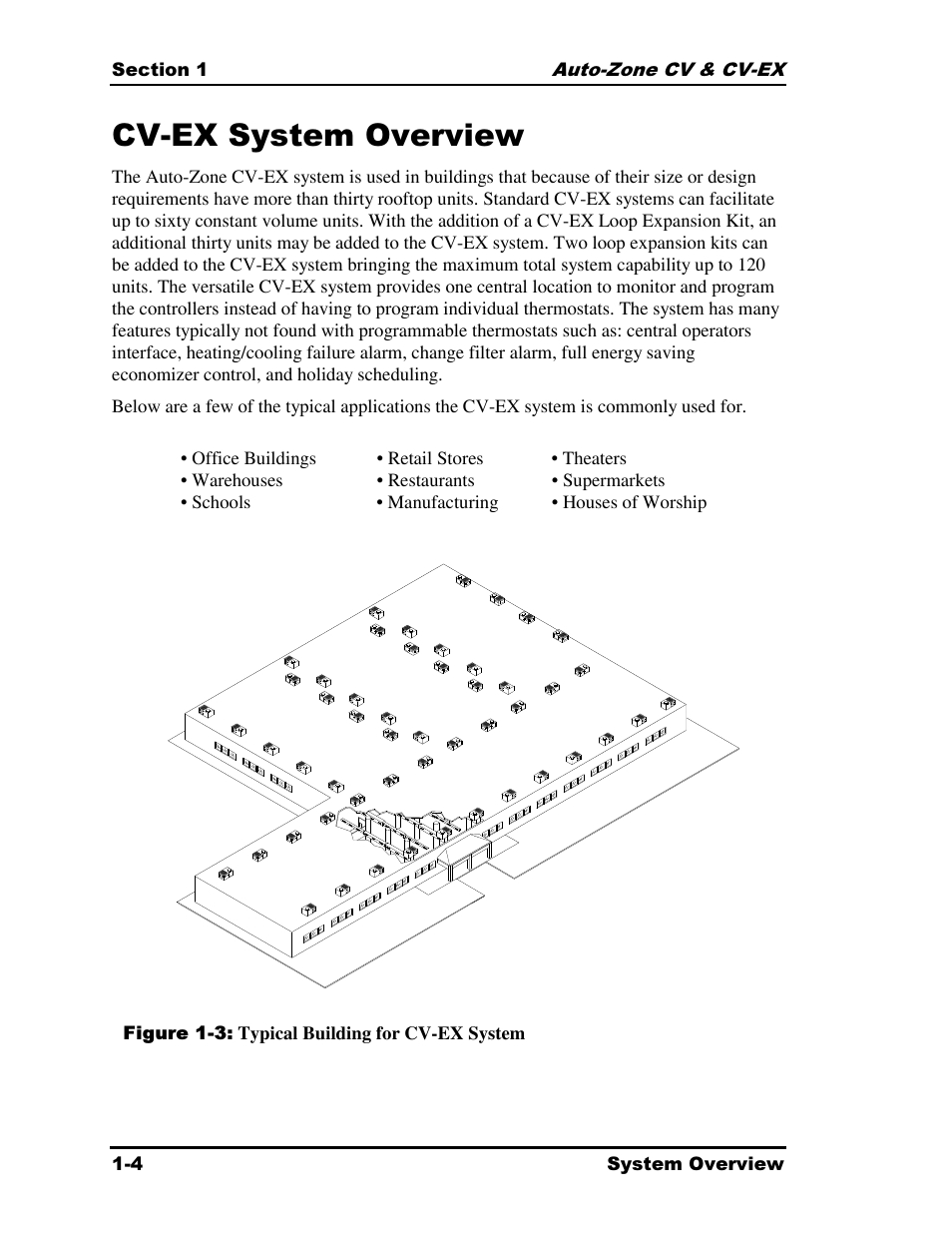 Cv-ex system overview | Auto-Zone Control Systems Auto-Zone CV & CV-EX Systems Installation & Operation (Version 01C) User Manual | Page 8 / 120