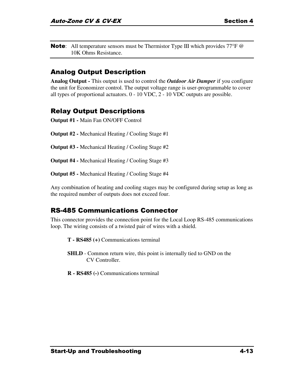 Auto-Zone Control Systems Auto-Zone CV & CV-EX Systems Installation & Operation (Version 01C) User Manual | Page 91 / 120