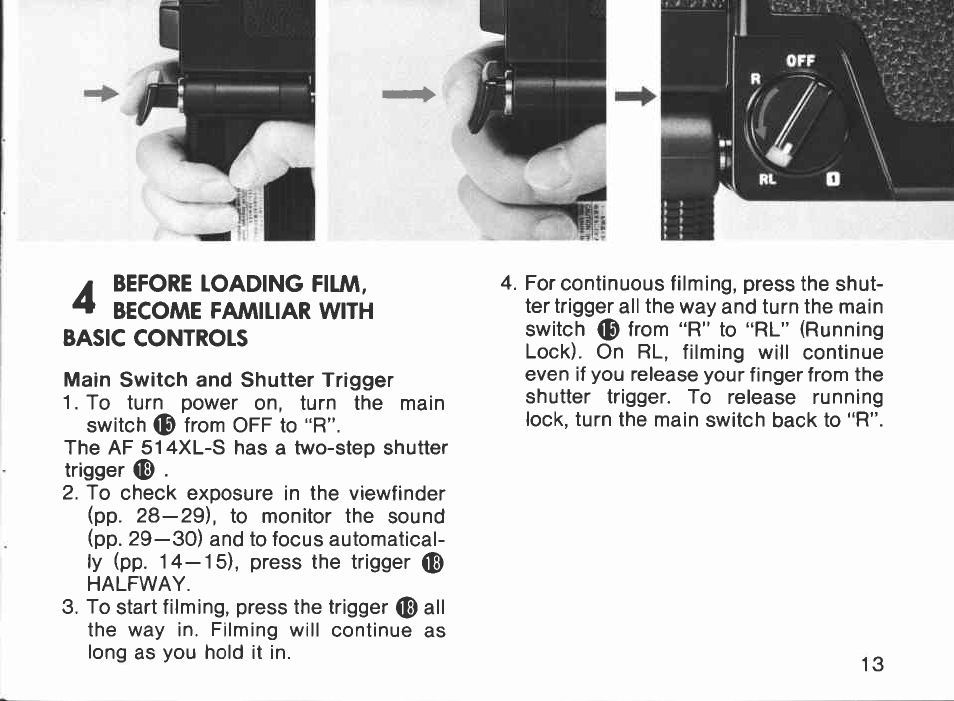 Canon AF514XL-S User Manual | Page 13 / 121