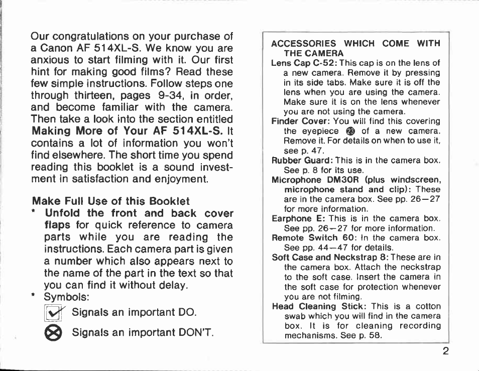 Canon AF514XL-S User Manual | Page 3 / 121