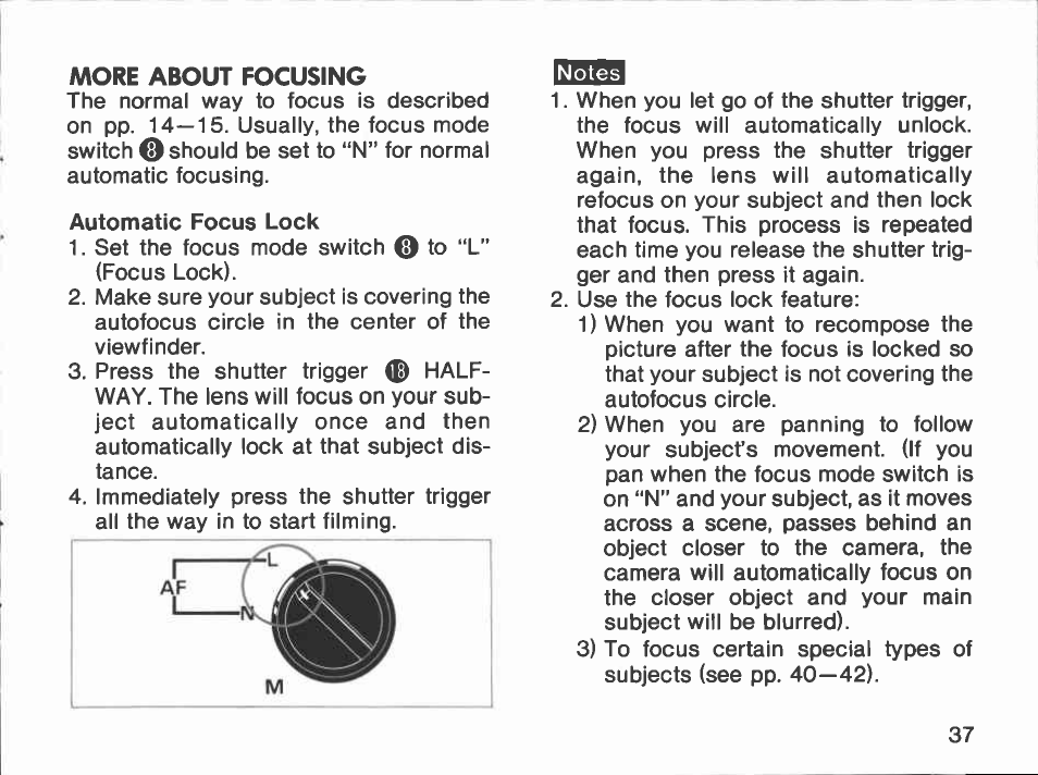 Canon AF514XL-S User Manual | Page 37 / 121