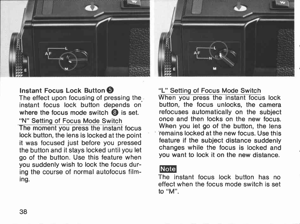 Effects and uses of each filming speed | Canon AF514XL-S User Manual | Page 38 / 121