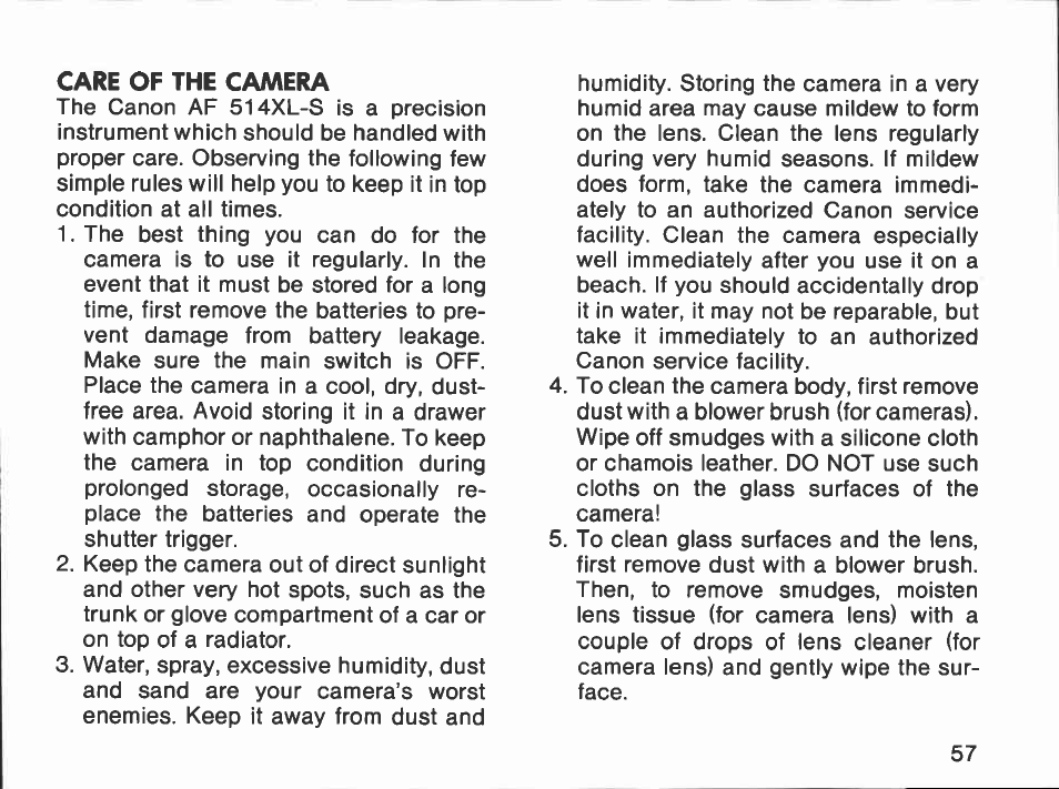 Canon AF514XL-S User Manual | Page 57 / 121