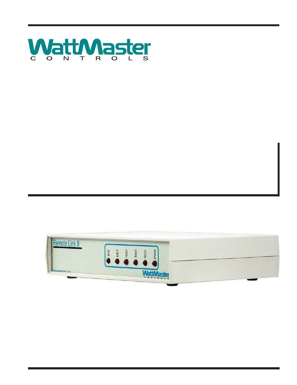 Auto-Zone Control Systems Remote Link II Technical Guide, Installation Instructions for the Remote Link II Modem (Version 01C) User Manual | 20 pages