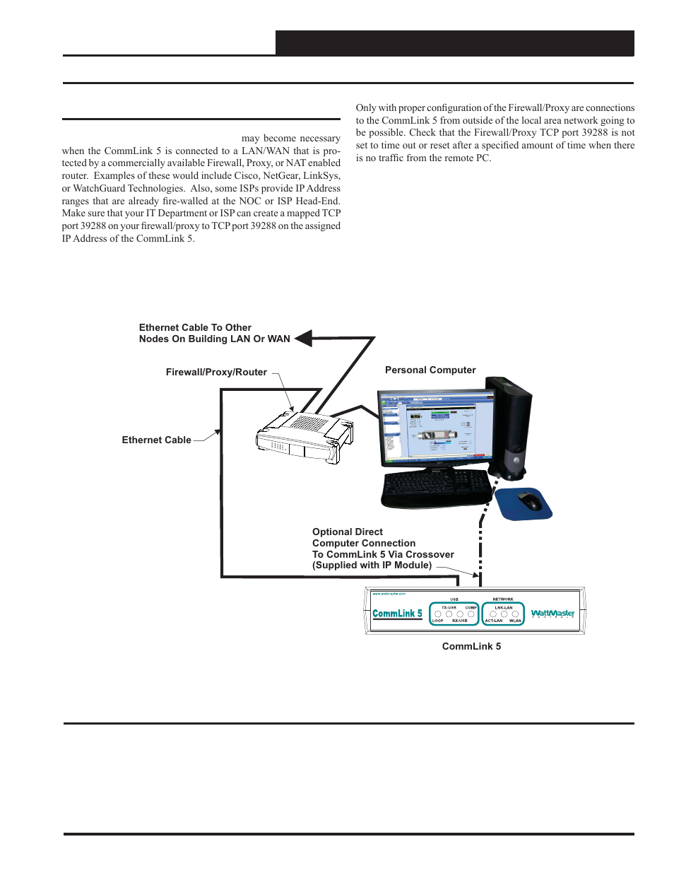 Commlink 5 technical guide, Connecting the network | Auto-Zone Control Systems CommLink 5 Technical Guide, Installation Instructions for the CommLink 5 Communications Interface (Version 01G) User Manual | Page 13 / 16