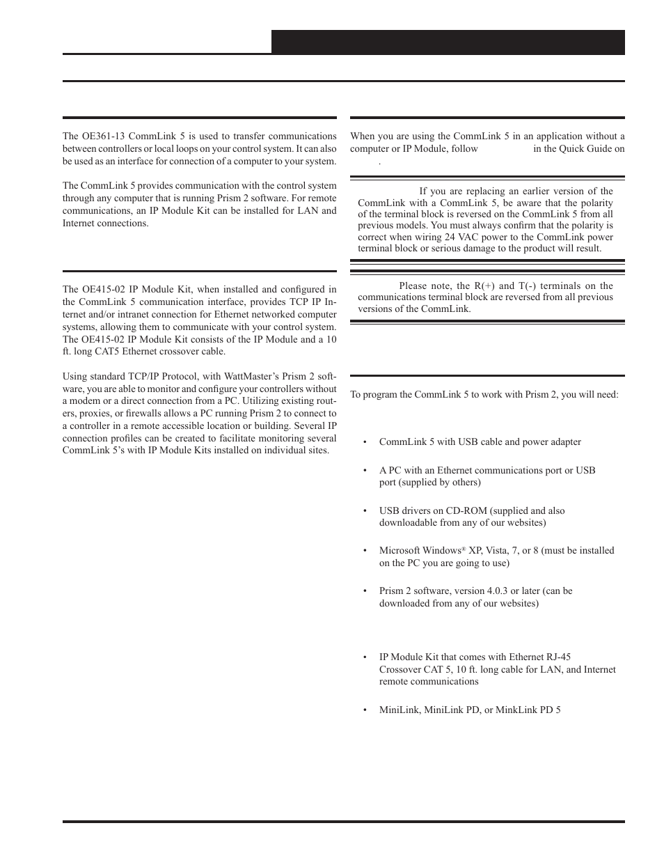 Commlink 5 technical guide, General information | Auto-Zone Control Systems CommLink 5 Technical Guide, Installation Instructions for the CommLink 5 Communications Interface (Version 01G) User Manual | Page 3 / 16