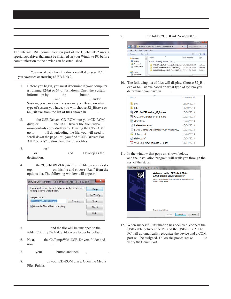 Commlink 5 technical guide, Usb driver installation | Auto-Zone Control Systems CommLink 5 Technical Guide, Installation Instructions for the CommLink 5 Communications Interface (Version 01G) User Manual | Page 8 / 16