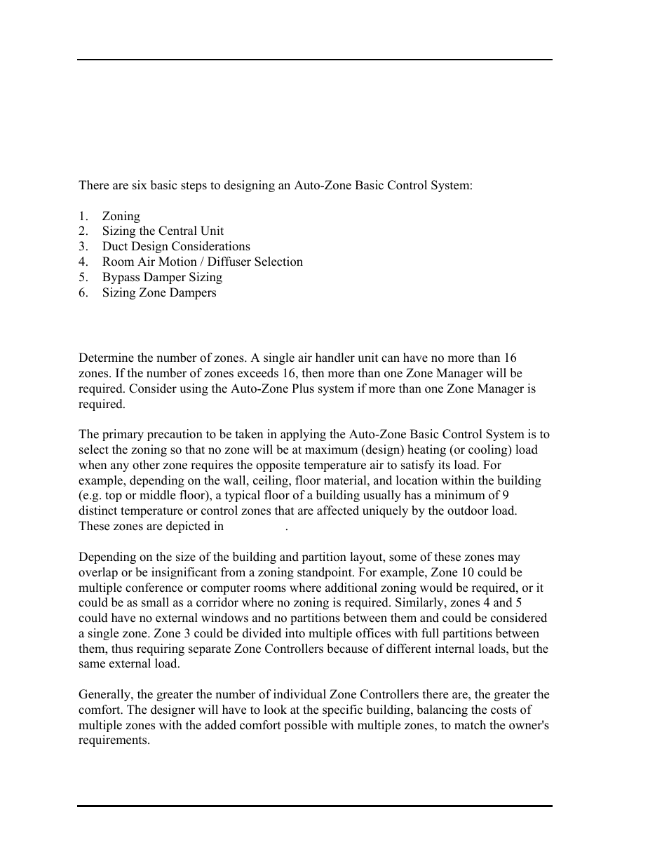 Design guide, Step #1 - zoning | Auto-Zone Control Systems Auto-Zone Basic Systems Installation & Operation (Version 02C) User Manual | Page 14 / 150