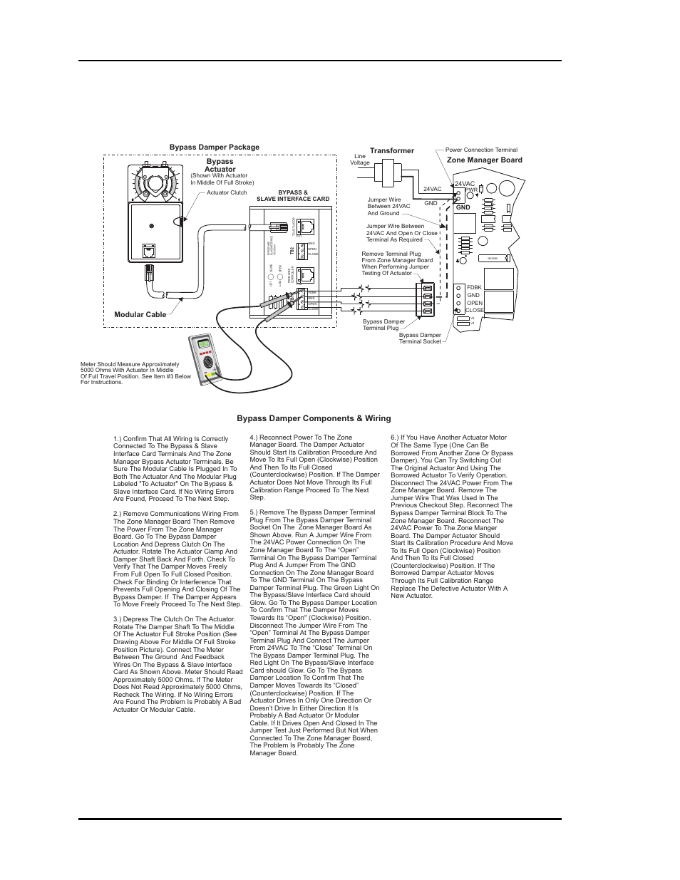 Bypass damper troubleshooting, Auto-zone basic, 38 start-up and troubleshooting | Figure 4-11: bypass damper troubleshooting | Auto-Zone Control Systems Auto-Zone Basic Systems Installation & Operation (Version 02C) User Manual | Page 140 / 150