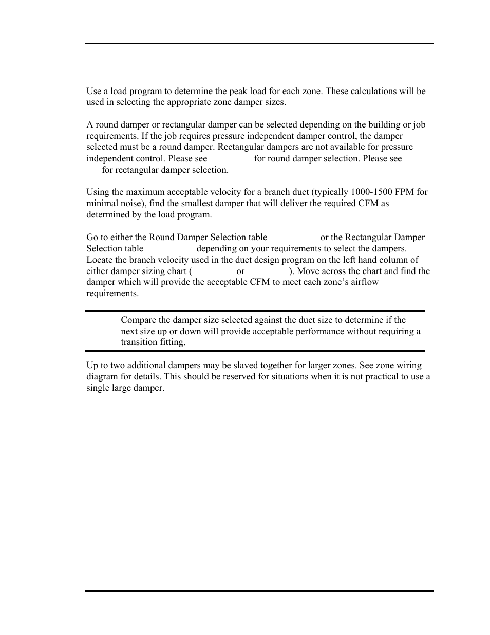 Step #6 – sizing zone dampers | Auto-Zone Control Systems Auto-Zone Basic Systems Installation & Operation (Version 02C) User Manual | Page 19 / 150