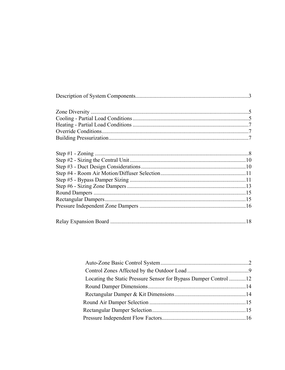 Auto-Zone Control Systems Auto-Zone Basic Systems Installation & Operation (Version 02C) User Manual | Page 5 / 150