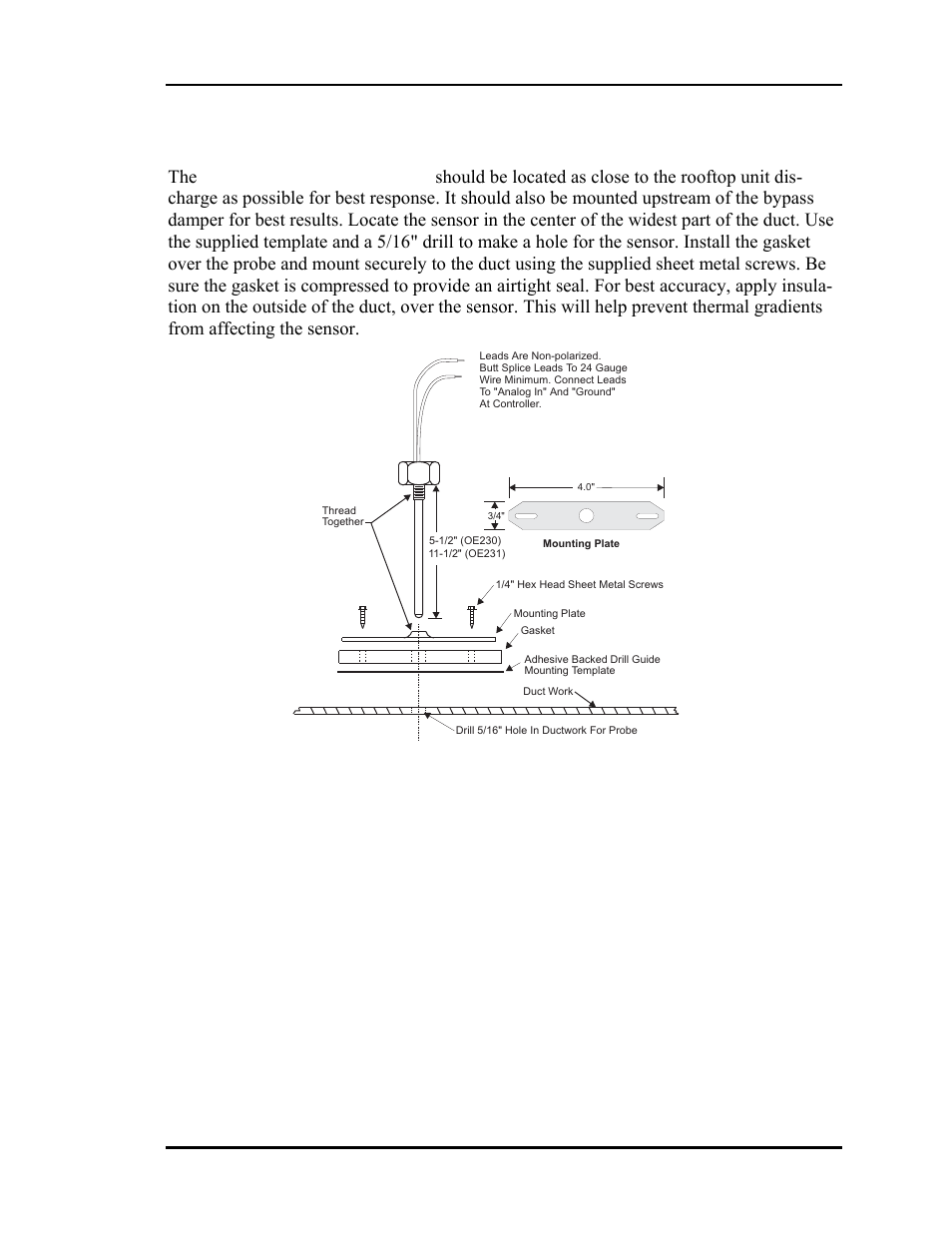 Supply air temperature sensor, Auto-zone basic | Auto-Zone Control Systems Auto-Zone Basic Systems Installation & Operation (Version 02C) User Manual | Page 53 / 150
