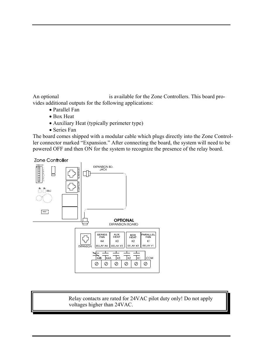 Auxiliary relay board for zone controllers | Auto-Zone Control Systems Auto-Zone Basic Systems Installation & Operation (Version 02C) User Manual | Page 58 / 150