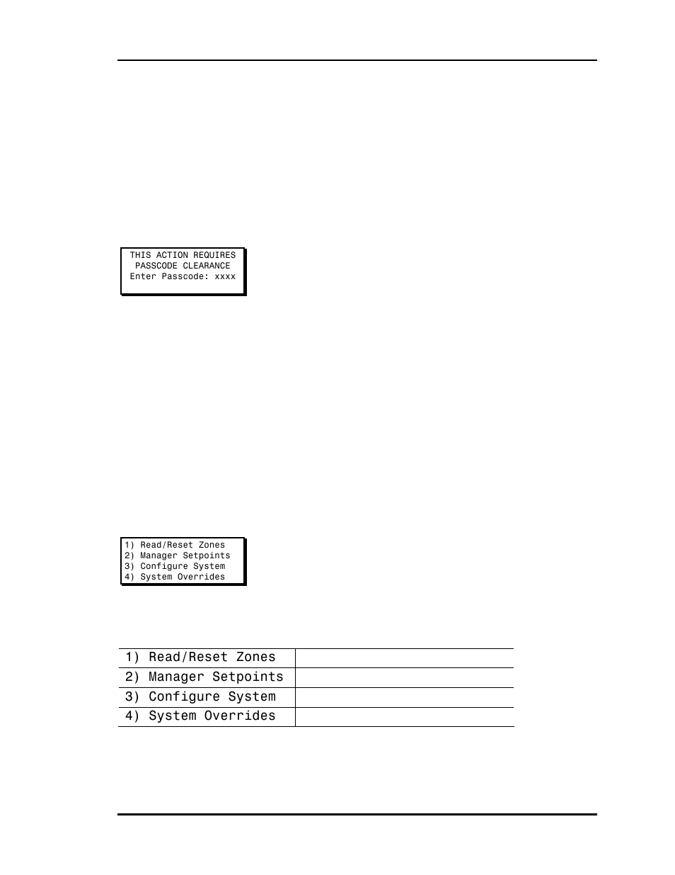 Entering passcodes, Main menu operation | Auto-Zone Control Systems Auto-Zone Basic Systems Installation & Operation (Version 02C) User Manual | Page 77 / 150