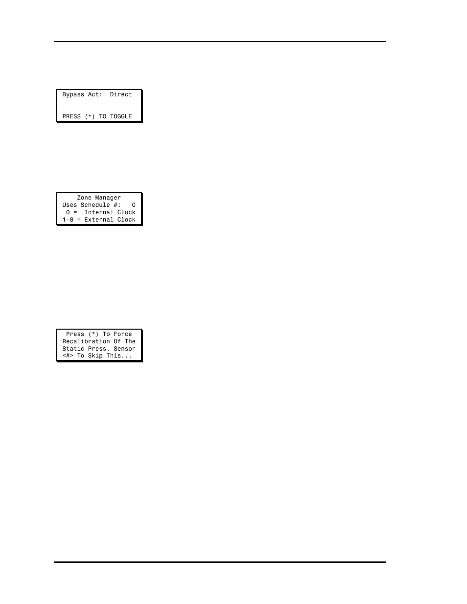 Configuration screen #5, Configuration screen #6, Configuration screen #7 | Auto-zone basic | Auto-Zone Control Systems Auto-Zone Basic Systems Installation & Operation (Version 02C) User Manual | Page 90 / 150