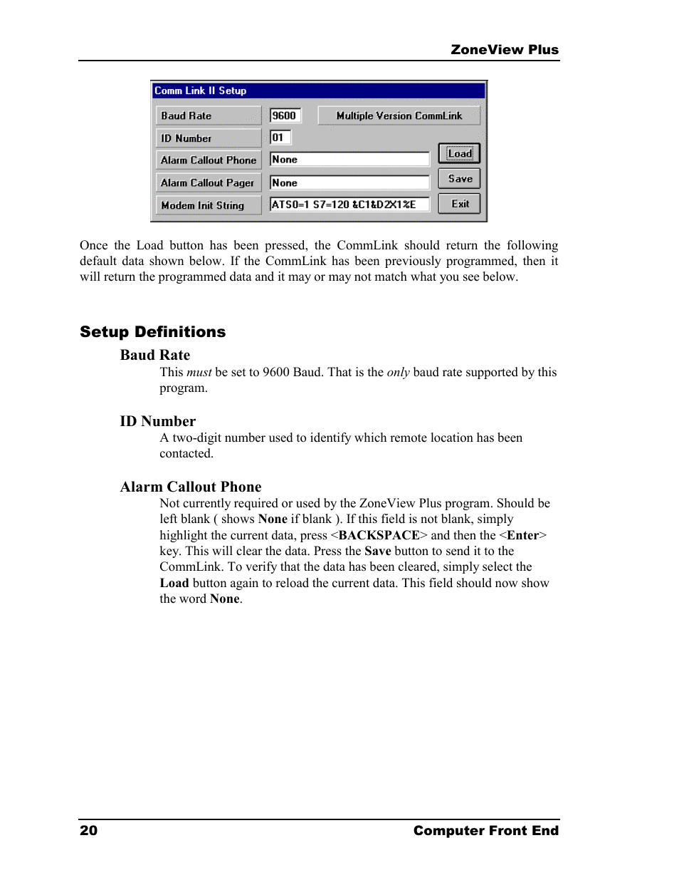 Auto-Zone Control Systems ZoneView Plus Software Manual (Version 01C) User Manual | Page 26 / 62