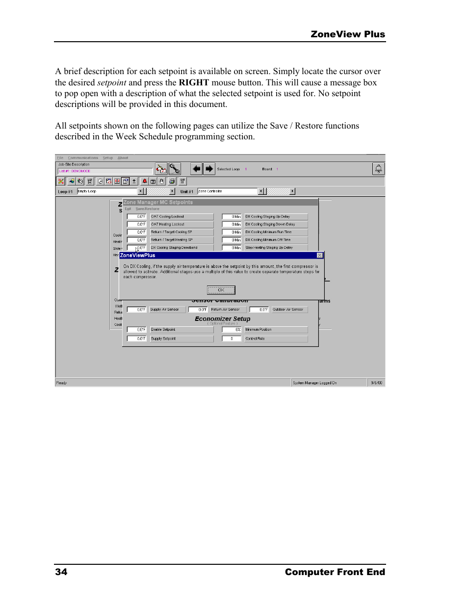 Auto-Zone Control Systems ZoneView Plus Software Manual (Version 01C) User Manual | Page 40 / 62