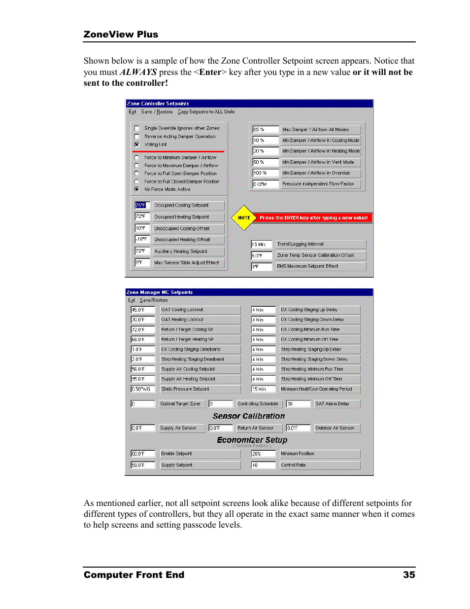 Auto-Zone Control Systems ZoneView Plus Software Manual (Version 01C) User Manual | Page 41 / 62