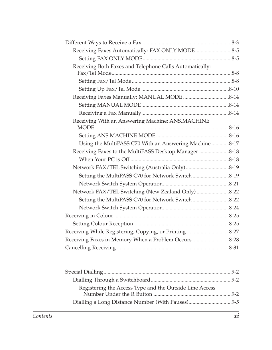 Canon C70 User Manual | Page 11 / 421