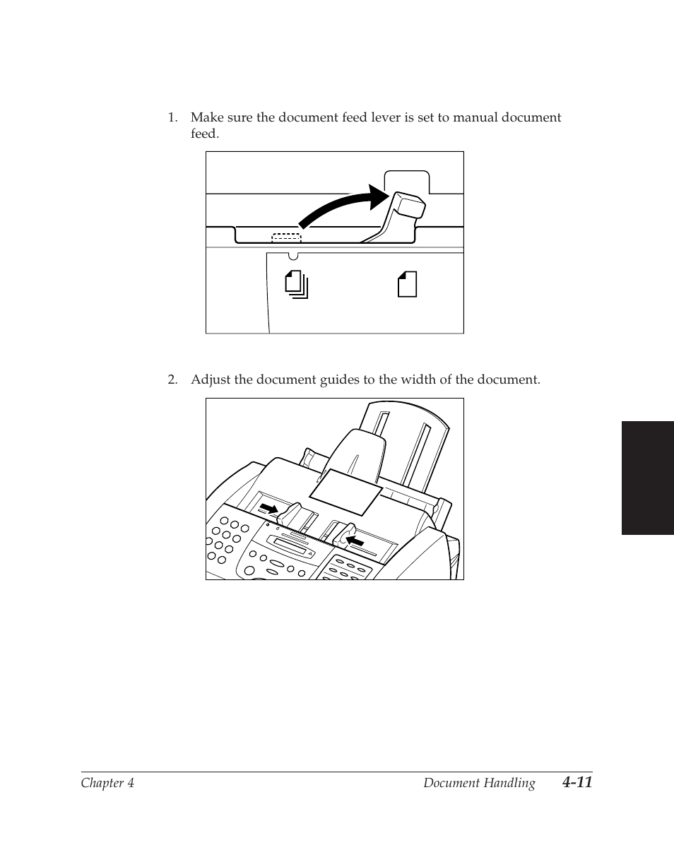 Loading documents for manual feed | Canon C70 User Manual | Page 113 / 421