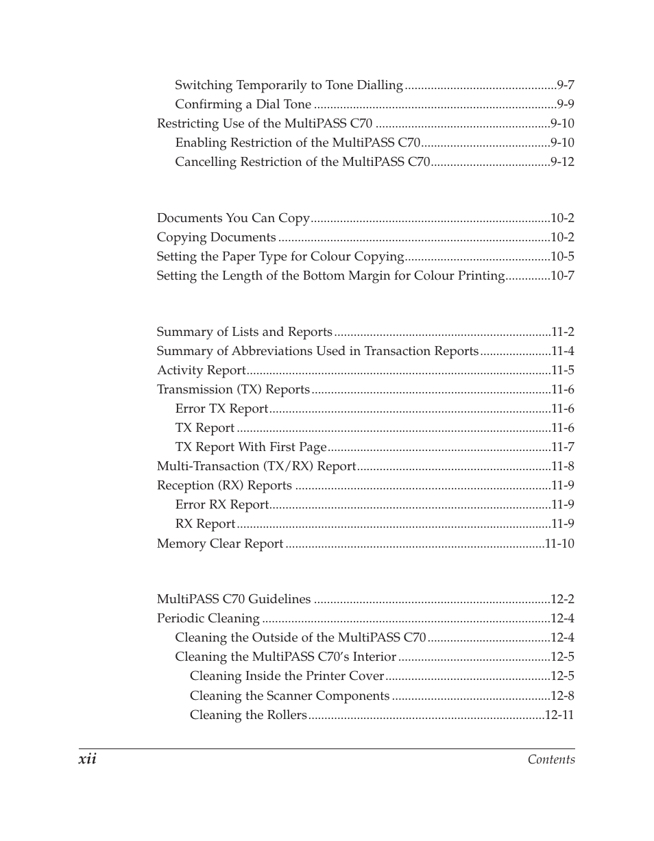 Canon C70 User Manual | Page 12 / 421